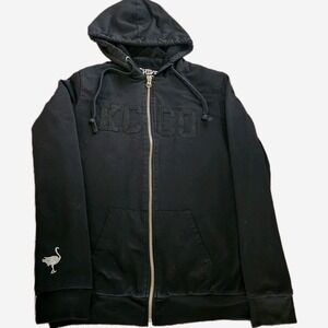 the Chive Authentic‎ KCCO Fleece Lined Winter Autumn Women's Hoodie Black Logo L